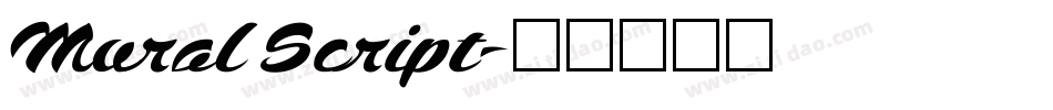 Mural Script字体转换